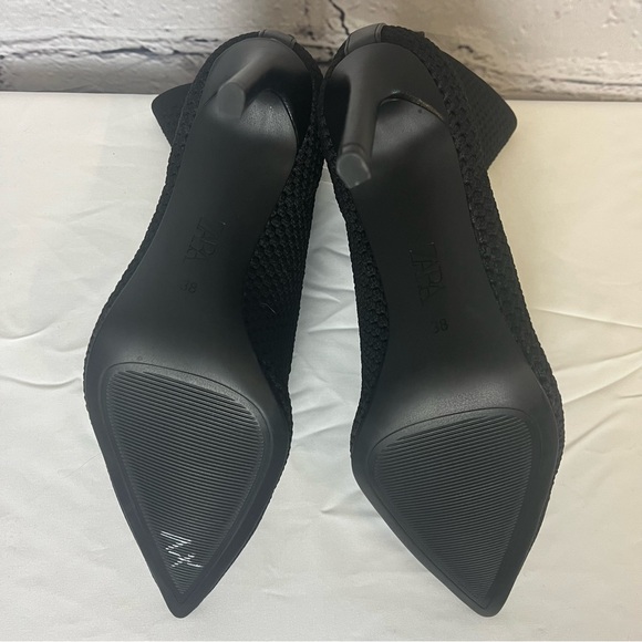 ZARA Black Stiletto Mesh like  Bootie - Picture 6 of 8